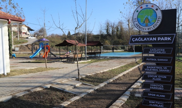 HENDEK ÇAĞLAYAN PARK TÖRENLE HİZMETE AÇILDI