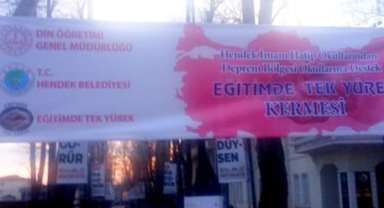 Hendek Eğitimde Tek Yürek Kermesi Açıldı.