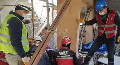 HENDEK EKİBİ DEPREM BÖLGESİNDE