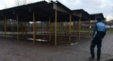 HENDEK HAYVAN PAZARI ÖNLEM KAPSAMINDA KAPATILDI 