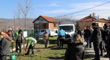HENDEK KAZIMİYE’DE TARIM İŞÇİLERİ YERLEŞKESİ AĞAÇLANDIRILDI