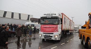 HENDEKLİ 27 GÖNÜLLÜ Operatör VE İŞ MAKİNELERİ DEPREM BÖLGESİNE GİTTİ