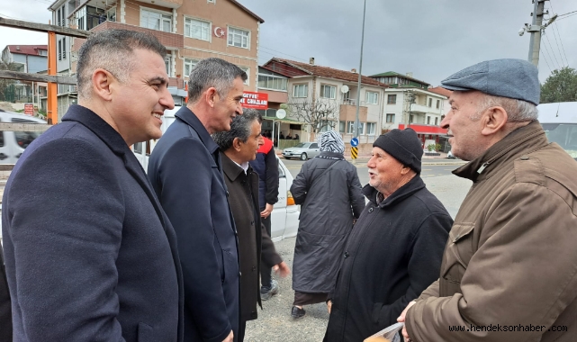 Milletvekili Dikbayır, Karasu ve Geyve’de esnafla bir araya geldi
