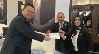 Muhammed Levent Bülbül Aday Adaylık Başvurusunu Genel Merkezde Yaptı.