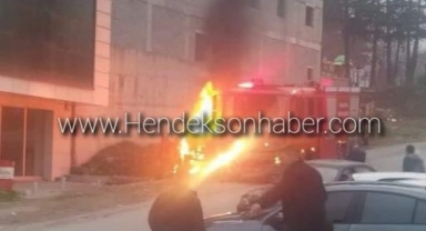 Park Halindeki Pikap İçin İçin Yandı