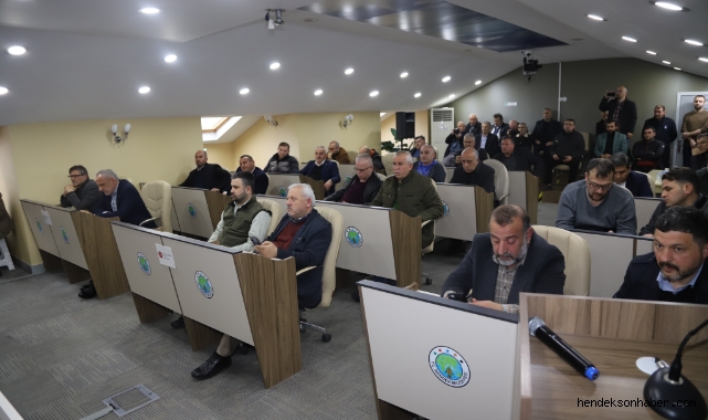 TANSİYONU YÜKSEK HENDEK MECLİSİ 7 MADDEYİ KARARA BAĞLADI