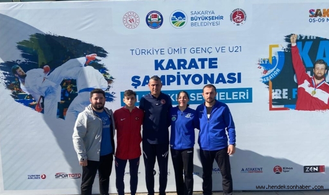 Ümit Genç ve U21 Türkiye Karate Şampiyonasına Hendek Karate Takımı sporcuları damgasını vurdu