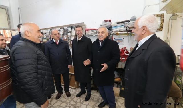 ALİ İNCİ ERENLER'DE ESNAFLA BİR ARAYA GELDİ