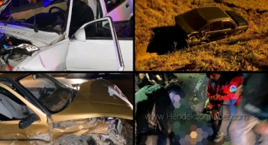 Hendek Çiftlik Mahallesinde 4 Araçlı Zincirleme Kaza 1 Yaralı