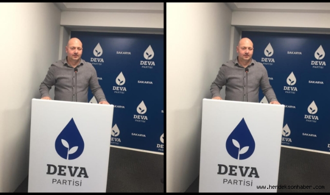 Hendek Deva Partisi İlçe Başkanı Emre  Taşkın 23 Nisan Çocuk bayramını Kutladı