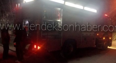 Hendek Sarıdede Mahallesinde Yangın Korkuttu 