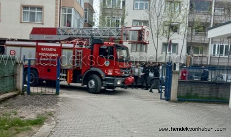 Hendek'te Yangın Paniği.