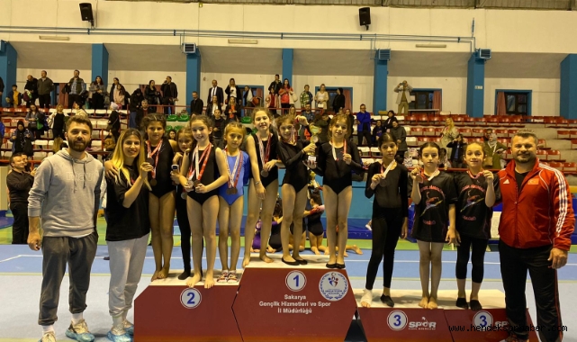 HENDEKLİ MİNİKLER ARTİSTİK CİMNASTİKTE SAKARYA 4'NCÜSÜ