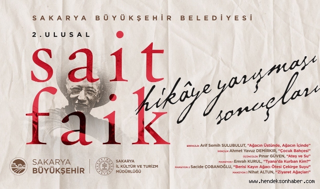 2. Ulusal Sait Faik Abasıyanık Hikaye Yarışması’nın sonuçları belli oldu