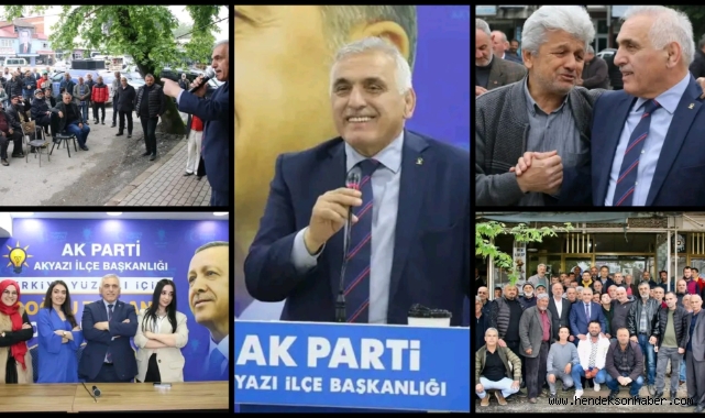 Akyazı'da Ali İnci'ye Yoğun ilgi