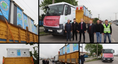 HENDEK BELEDİYESİNDEN DEPREM  BÖLGESİNE SEYYAR WC VE BANYO