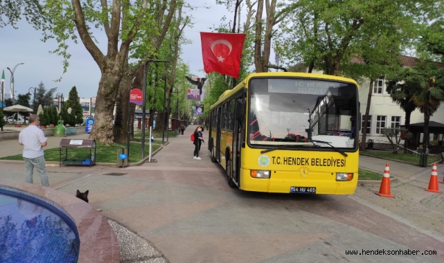 HENDEK BELEDİYESİNDEN YURT DIŞI SEÇMENLERE ULAŞIM DESTEĞİ