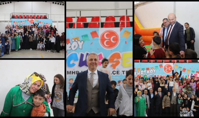 HENDEK KURTKÖY'DE ÇOCUKLAR DOYA DOYA EĞLENDİ