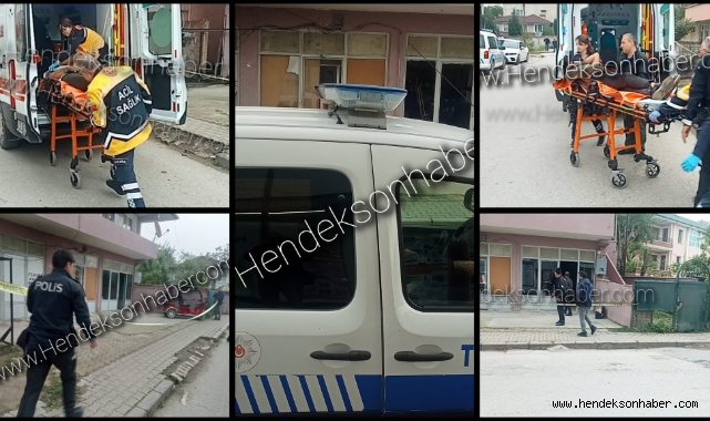 Hendek'te Alacak Verecek Kavgası Kanlı Bitti! 1 Yaralı