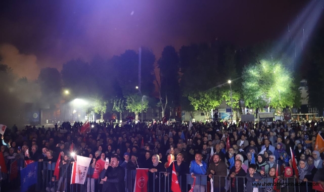 HENDEK’TE CUMHUR İTTİFAKININ ERDOĞAN COŞKUSU 