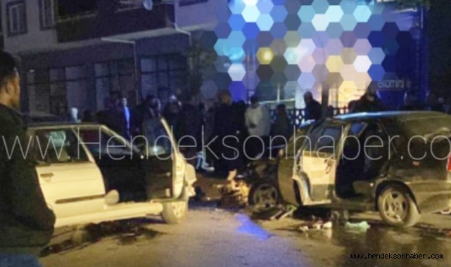 Hendek'te Kaza 4 Yaralı