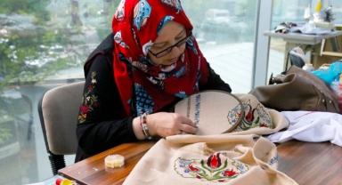 SAMEK Kurslarında Hünerli ellerden muhteşem eserler