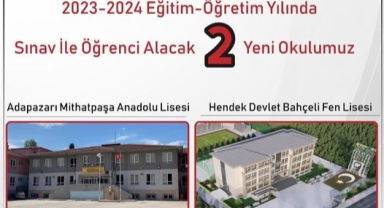 Vali Devlet Bahçeli Fen Lisesini böyle duyurdu