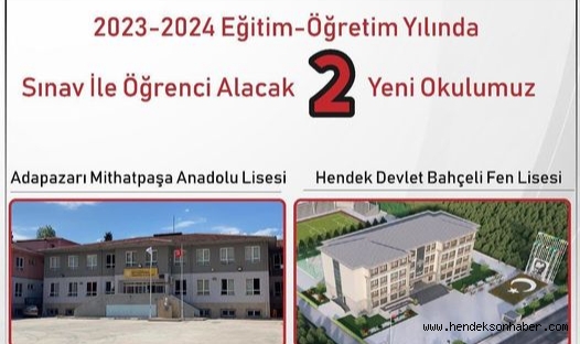 Vali Devlet Bahçeli Fen Lisesini böyle duyurdu