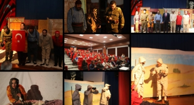 VATAN İÇİN ŞEHADETE ŞERİFE BACI' ADLI TİYATRO ETKİNLİĞİNE BÜYÜK İLGİ