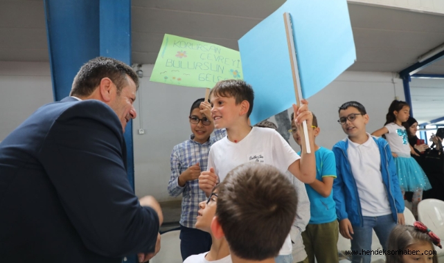 Akyazı’da çocuklar çevre bilincini eğlenerek öğrendi 