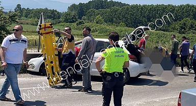 D-100'de Kaza: 10 yaralı