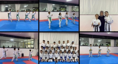 Hendek Belediyesi Karate Takımı 2.Dönem Kuşak sınavını antrenman salonunda gerçekleştirdi. 