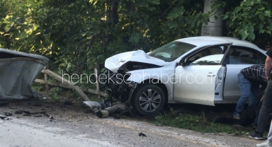 Hendek Çağlayan Mahallesinde Kaza 1 Yaralı 