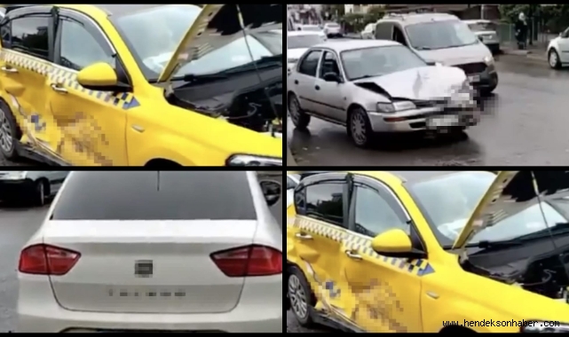 Hendek'te 3 Aracın Karıştığı Zincirleme Kaza