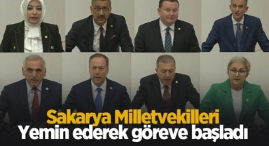  Sakarya Milletvekili Seçilen 8 isim Yemin Etti