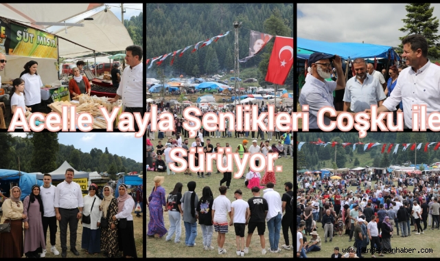 Acelle Yayla Şenlikleri Coşku ile Sürüyor 