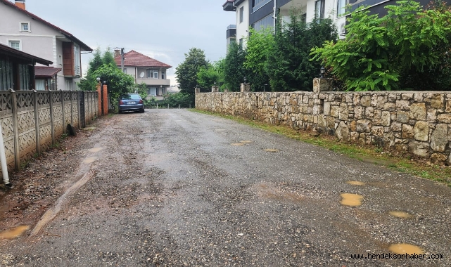 Hendek Başpınar Mahalle sakinleri Bozuk Yollarının Yapılmasını İstiyor