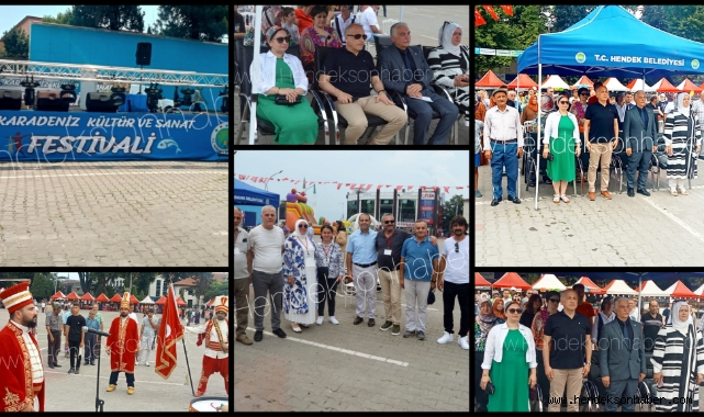 Hendek Karadenizliler Derneği 2 Kültür Ve Sanat Festivali Başladı