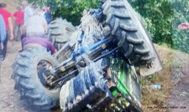 Hendek'te Traktör Kazası 1 Kişi Yaşamını Yitirdi