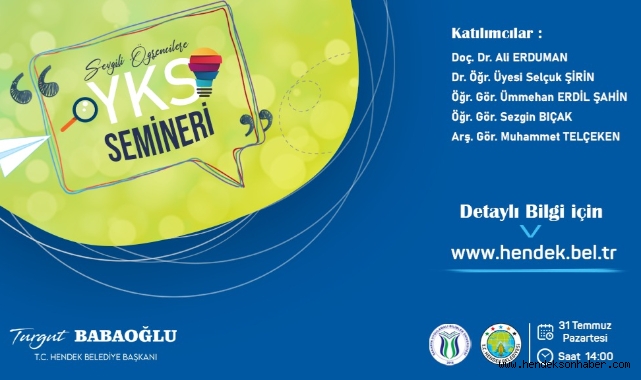 HENDEK YKS ADAYLARI İÇİN BİLGİLENDİRME SEMİNERİ