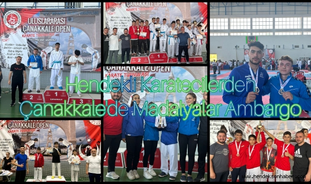 Hendekli Karatecilerden Çanakkalede Madalyalara Ambargo