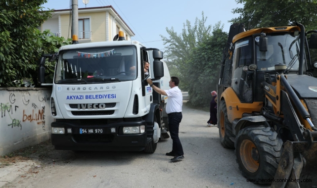 Temiz bir Akyazı için ekipler sahada