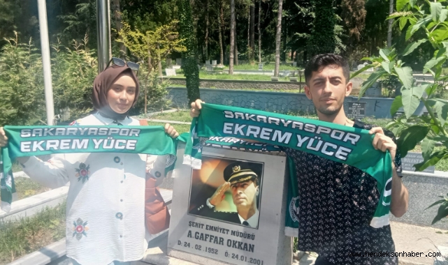 Üniversite Öğrencileri Şehit Emniyet Müdürü Gaffar Okkan'ın Kabrini ziyaret etti