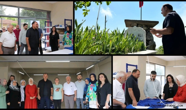 Vali Kaldırım Hendek'te ziyaret ve incelemelerde bulundu.