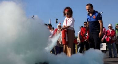  40 Gönüllüye Yangın Eğitimi