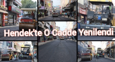 Hendek’te O Cadde Yenilendi  