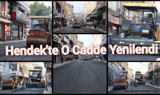 Hendek’te O Cadde Yenilendi  