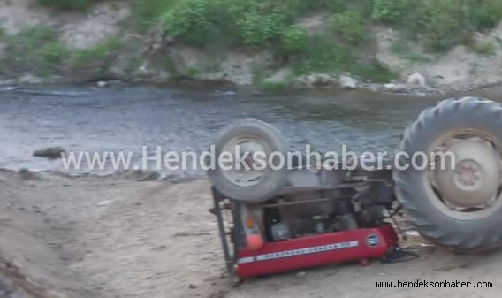 Hendek'te Traktör kazası: Baba öldü, oğlu yaralı
