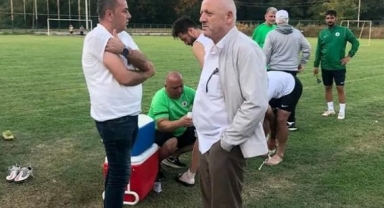 Hendekspor Kulüp Başkanı Hüdaverdi Bahadır Antremanı İzledi