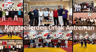 KARATECİLERDEN ORTAK ANTRENMAN